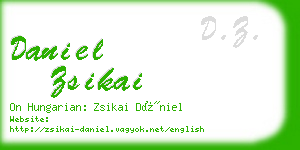 daniel zsikai business card